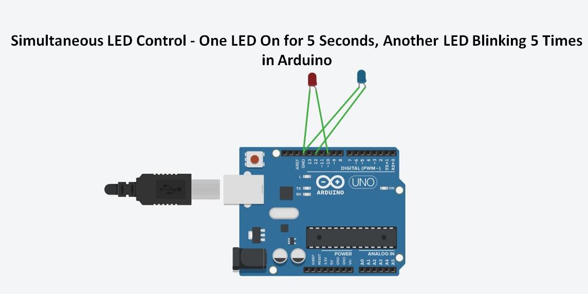 LED Control using for loop in Arduino